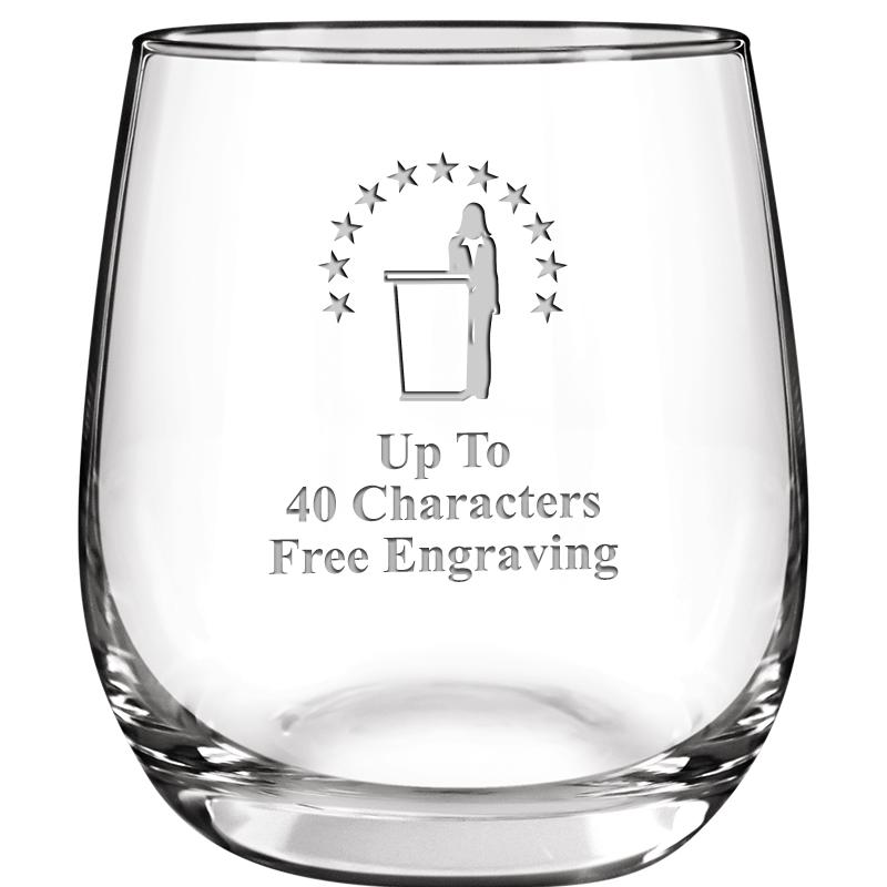 8.8oz FORTUNATO STEMLESS WN GL