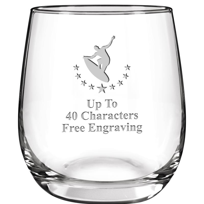 8.8oz FORTUNATO STEMLESS WN GL