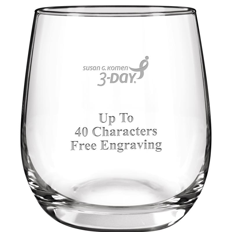 8.8oz FORTUNATO STEMLESS WN GL