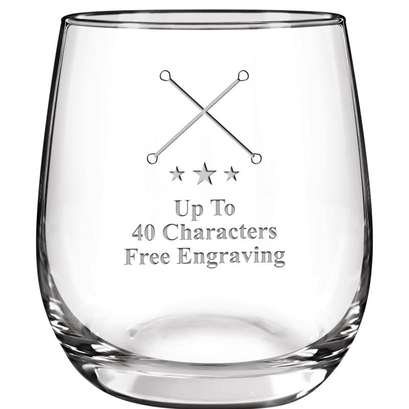 8.8oz FORTUNATO STEMLESS WN GL