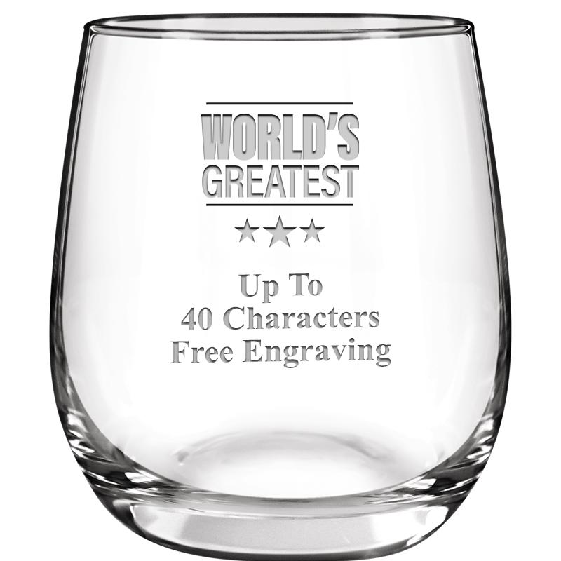 8.8oz FORTUNATO STEMLESS WN GL