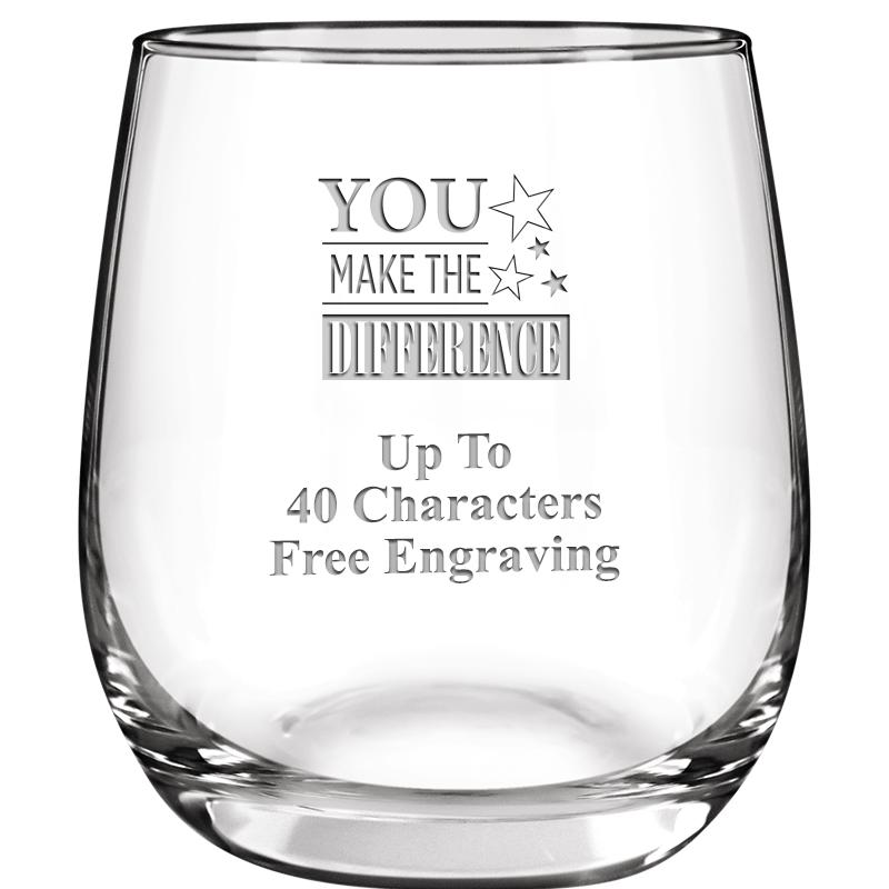 8.8oz FORTUNATO STEMLESS WN GL