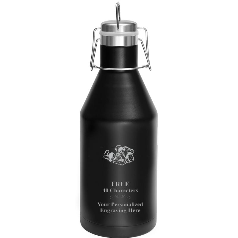 GROWLER 64OZ BLACK