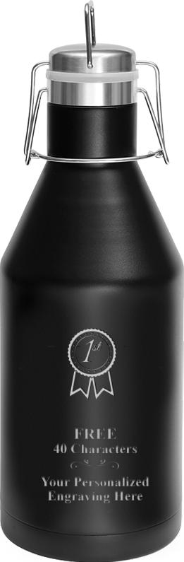 Black Growler 64oz