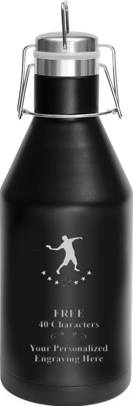 Black Growler 64oz