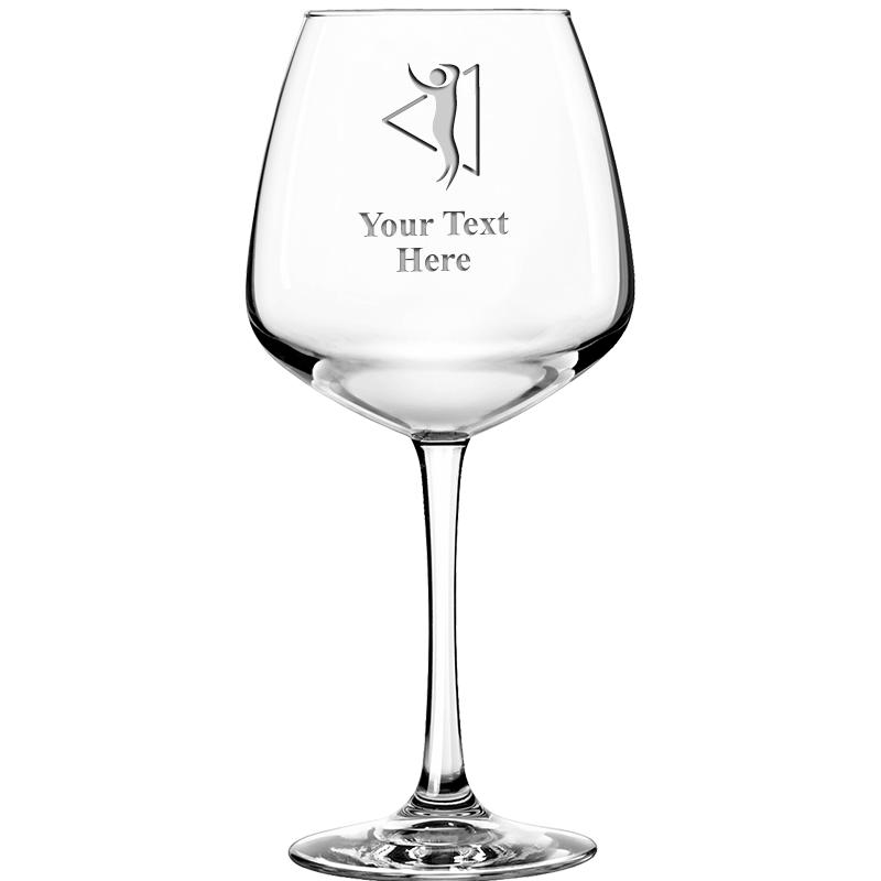 18.25oz MILAN WINE STEM GL