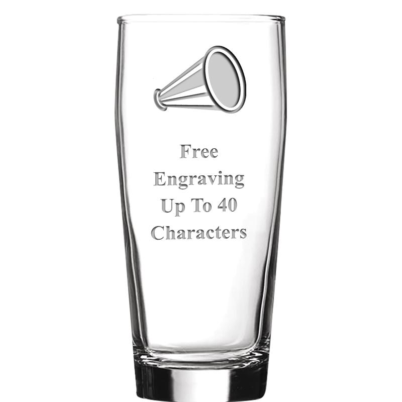 16 OZ NOBLE HOPS BEER GLASS