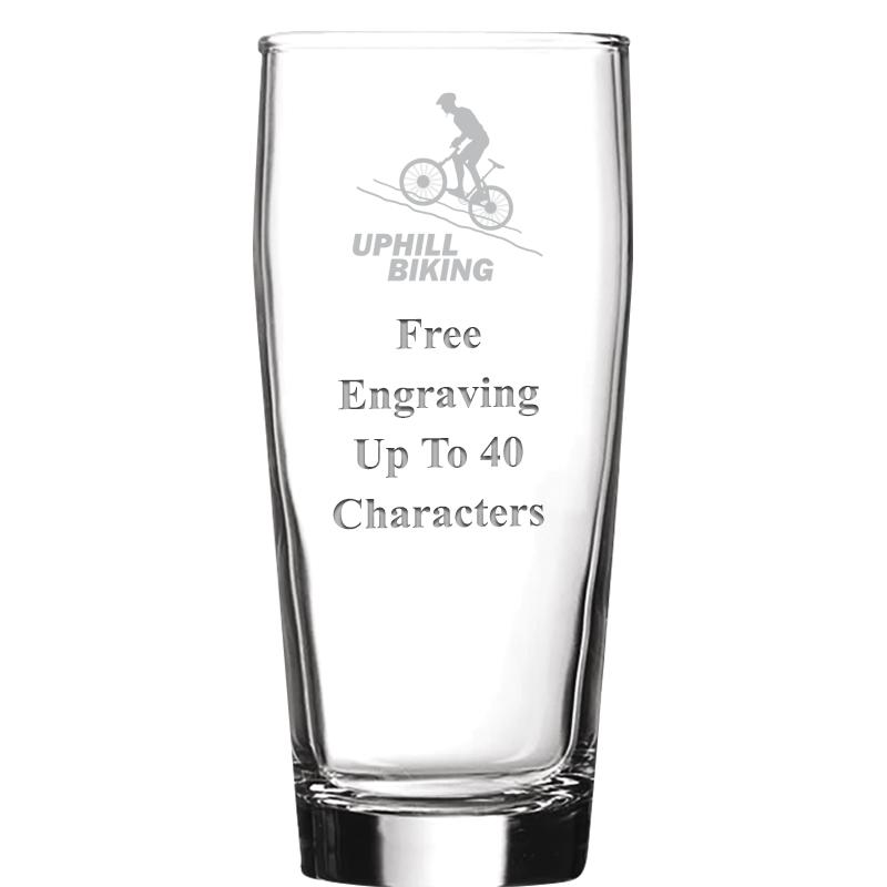 16 OZ NOBLE HOPS BEER GLASS