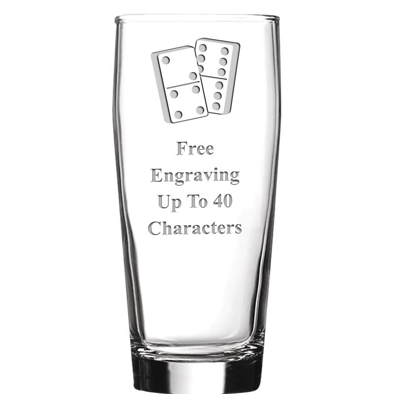 16 OZ NOBLE HOPS BEER GLASS