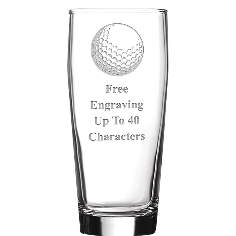 16 OZ NOBLE HOPS BEER GLASS