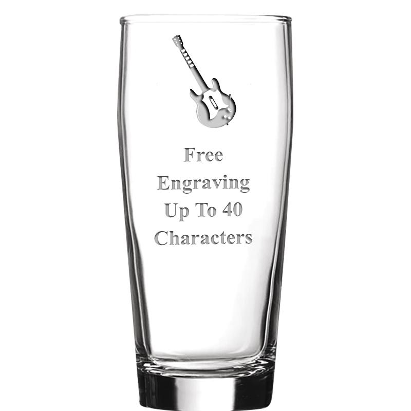 16 OZ NOBLE HOPS BEER GLASS