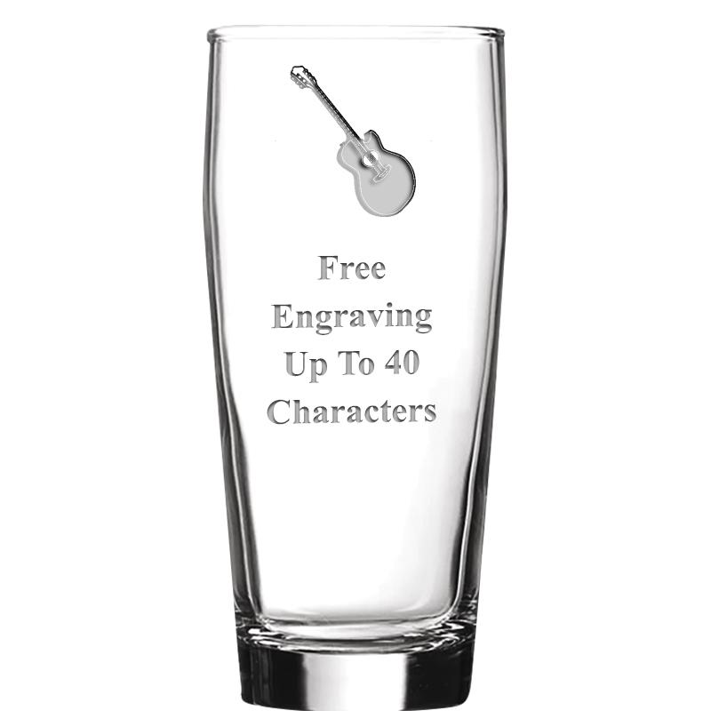 16 OZ NOBLE HOPS BEER GLASS