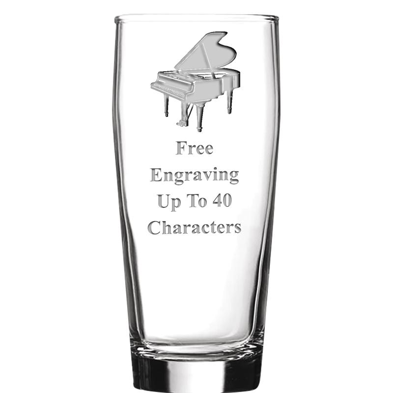 16 OZ NOBLE HOPS BEER GLASS