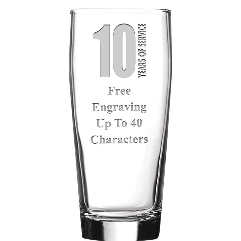 16 OZ NOBLE HOPS BEER GLASS