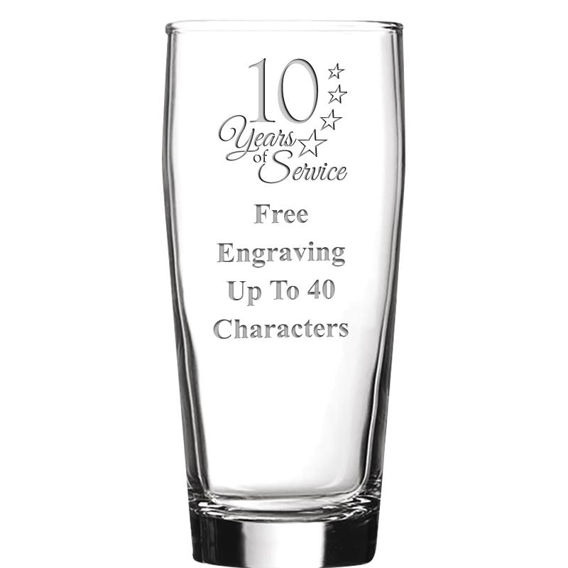 16 OZ NOBLE HOPS BEER GLASS