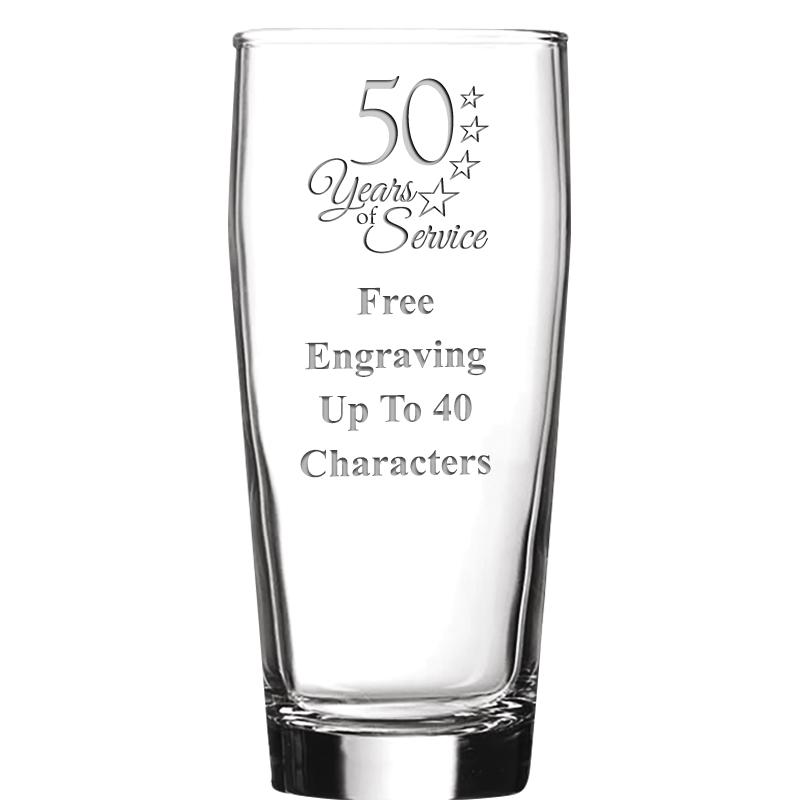 16 OZ NOBLE HOPS BEER GLASS