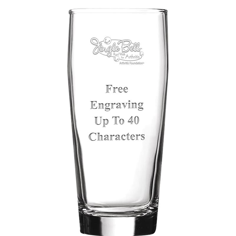 16 OZ NOBLE HOPS BEER GLASS