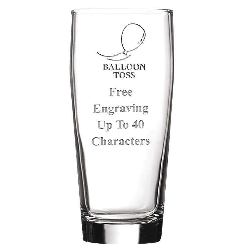 16 OZ NOBLE HOPS BEER GLASS