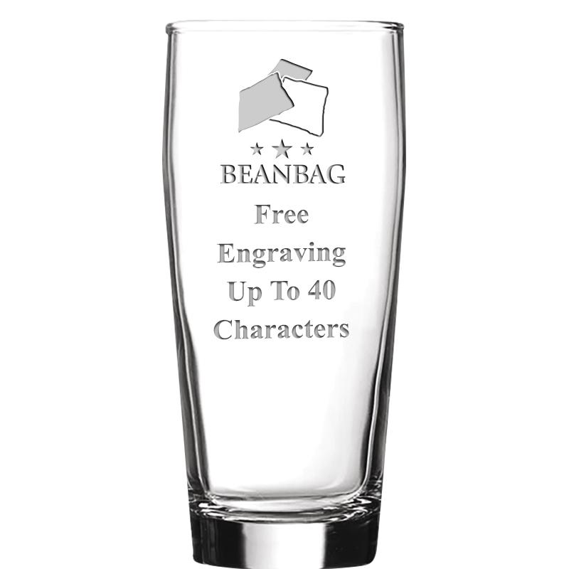 16 OZ NOBLE HOPS BEER GLASS