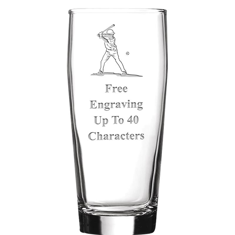 16 OZ NOBLE HOPS BEER GLASS