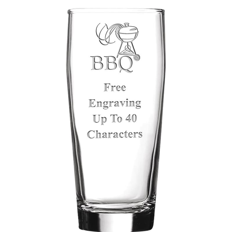 16 OZ NOBLE HOPS BEER GLASS