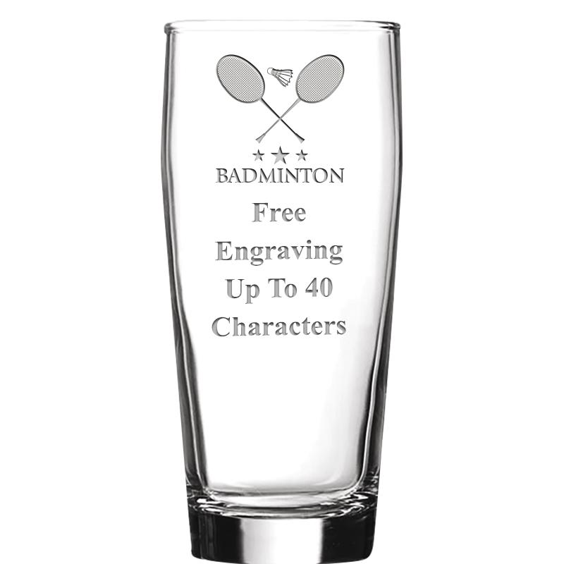 16 OZ NOBLE HOPS BEER GLASS