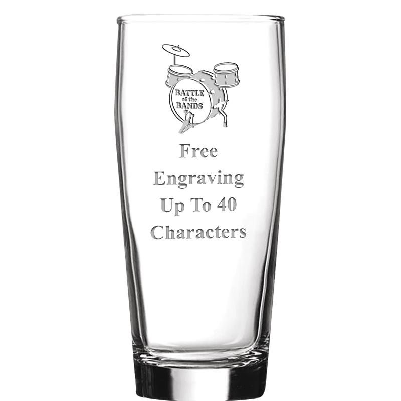 16 OZ NOBLE HOPS BEER GLASS