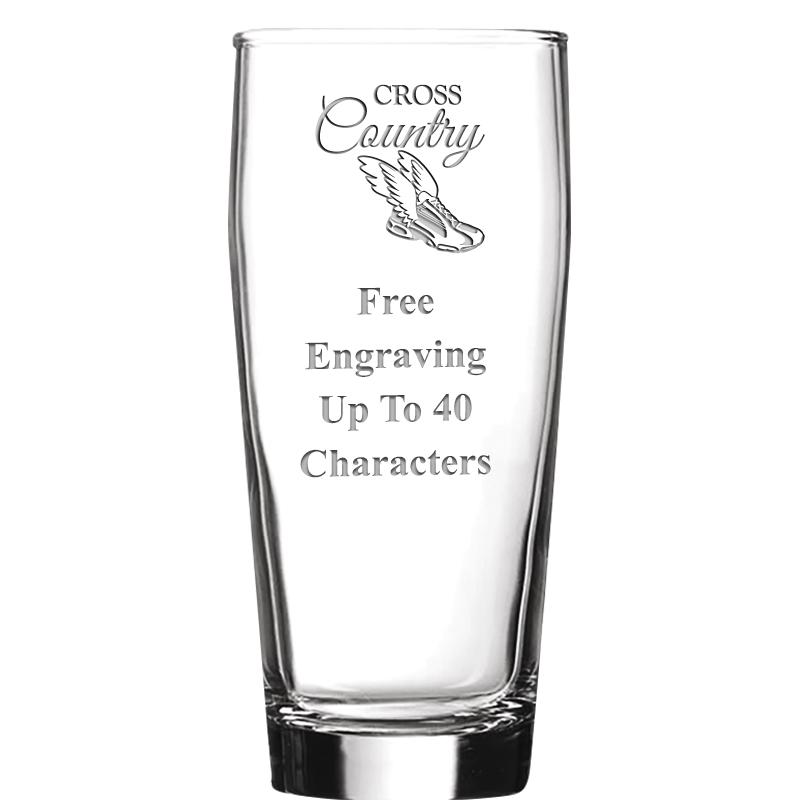 16 OZ NOBLE HOPS BEER GLASS