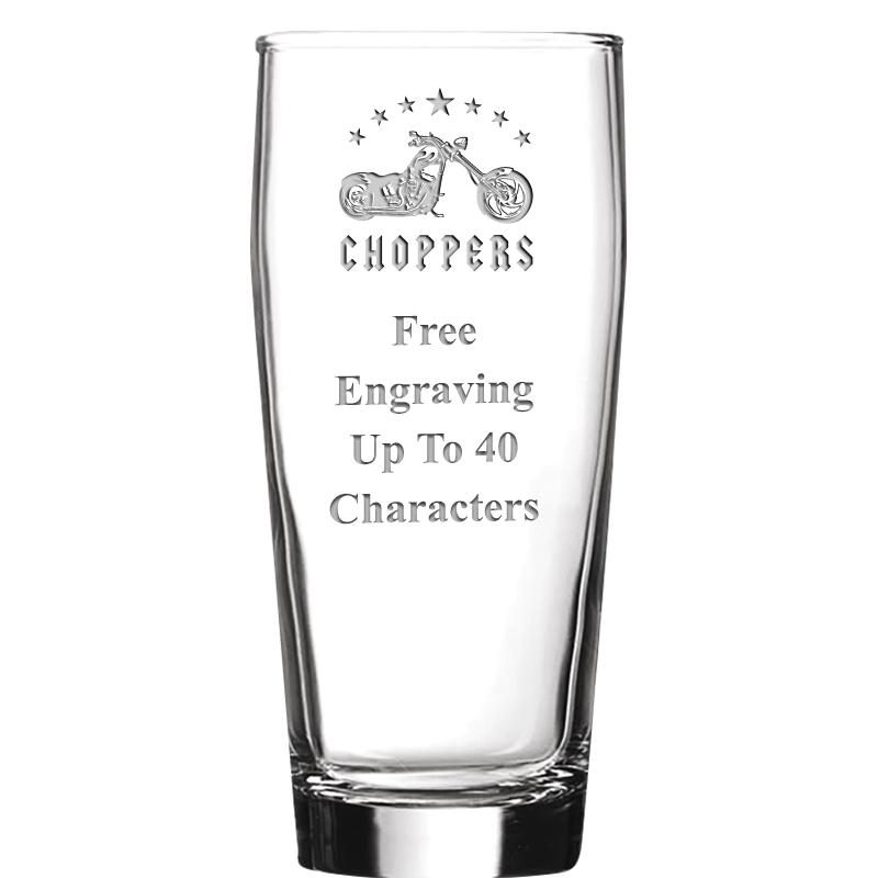 16 OZ NOBLE HOPS BEER GLASS