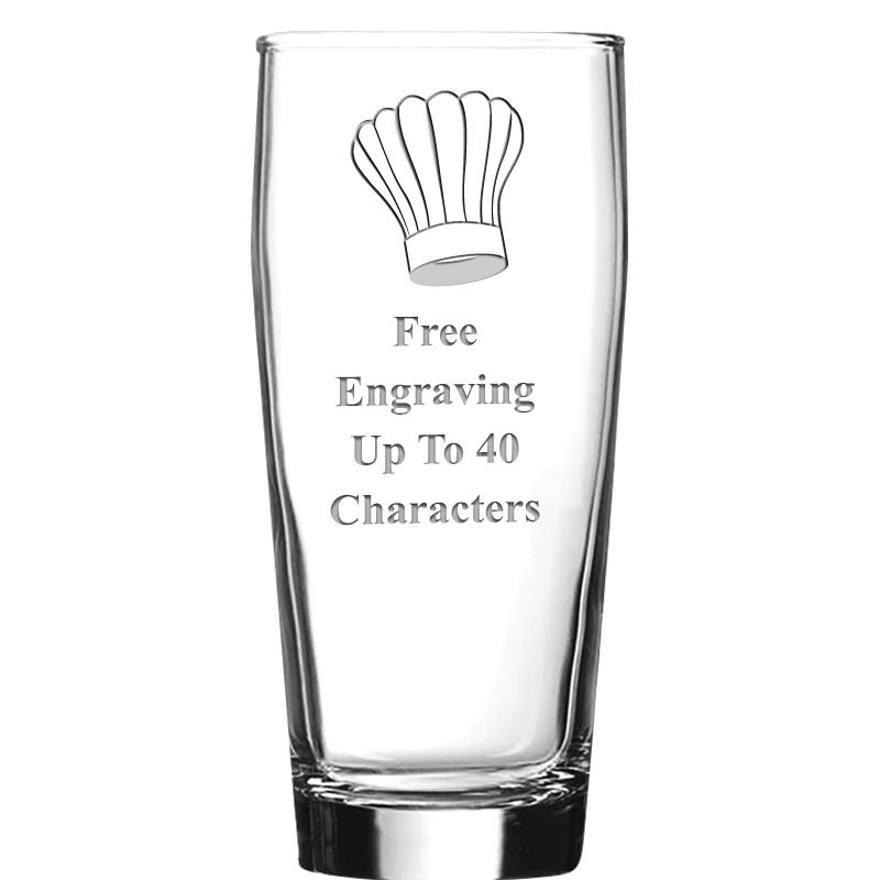 16 OZ NOBLE HOPS BEER GLASS