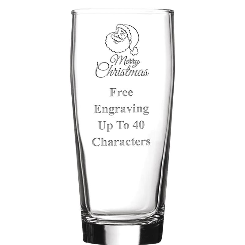 16 OZ NOBLE HOPS BEER GLASS