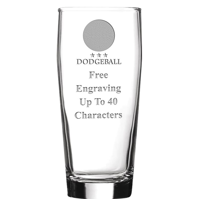 16 OZ NOBLE HOPS BEER GLASS