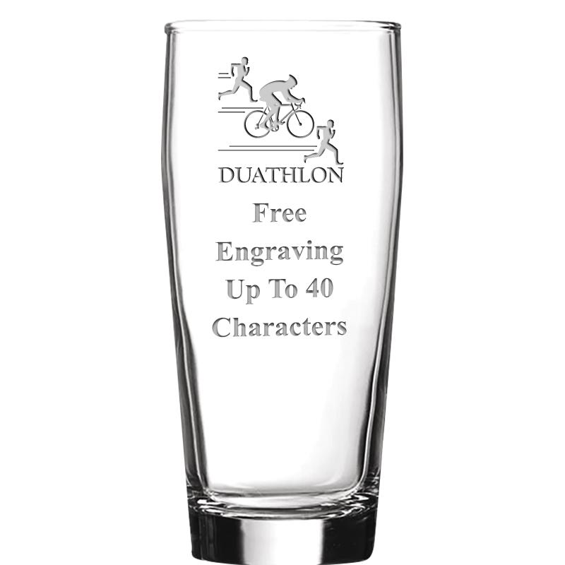 16 OZ NOBLE HOPS BEER GLASS