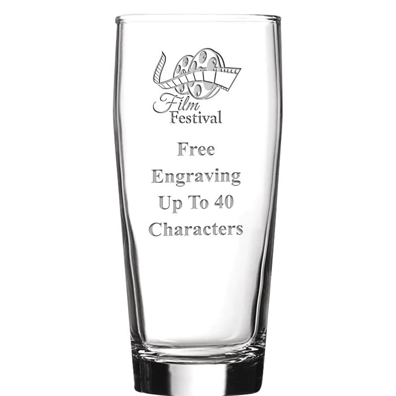 16 OZ NOBLE HOPS BEER GLASS