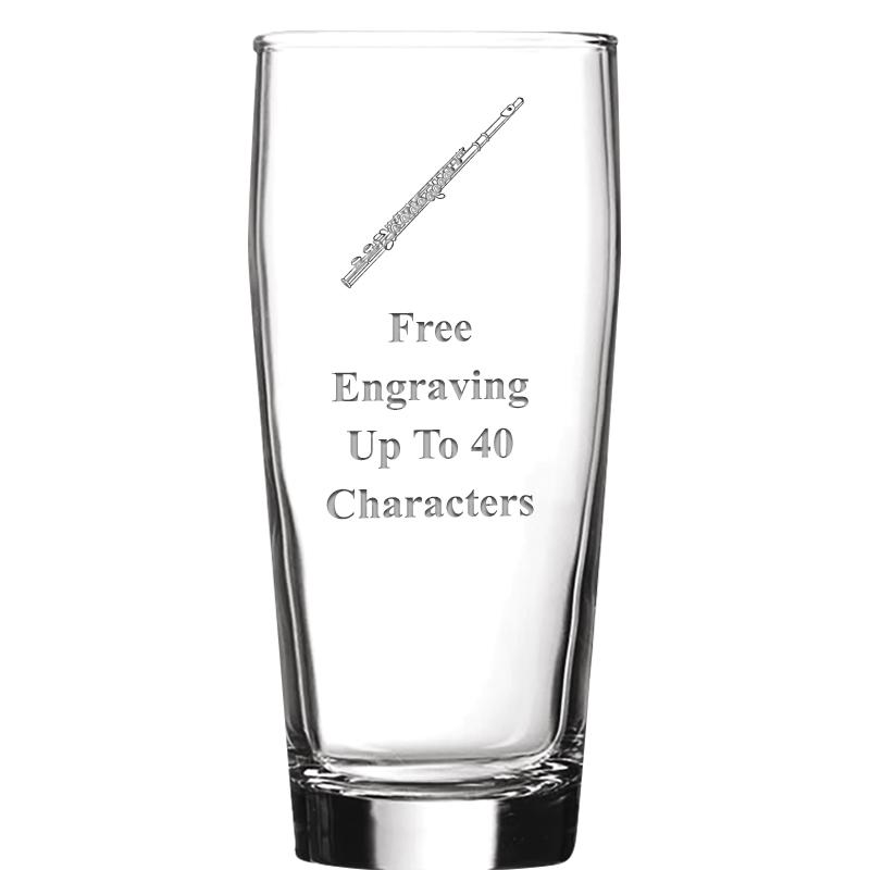 16 OZ NOBLE HOPS BEER GLASS