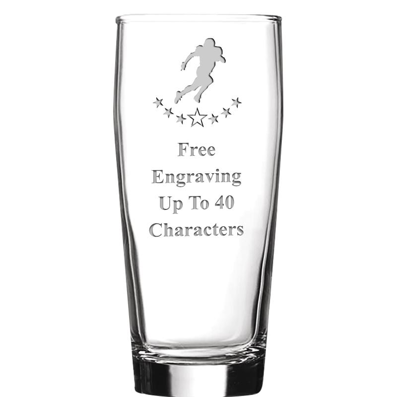 16 OZ NOBLE HOPS BEER GLASS