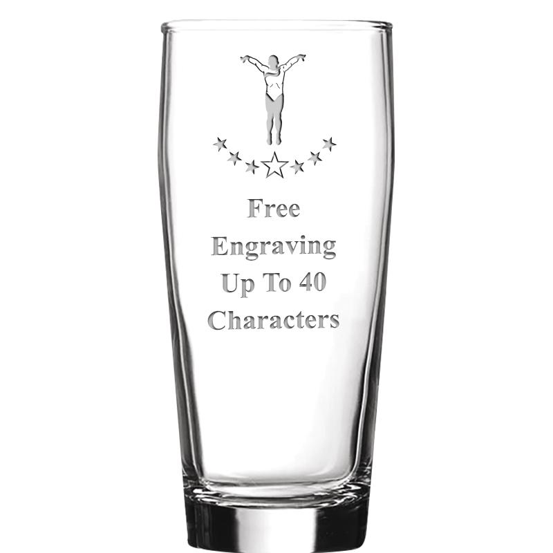 16 OZ NOBLE HOPS BEER GLASS