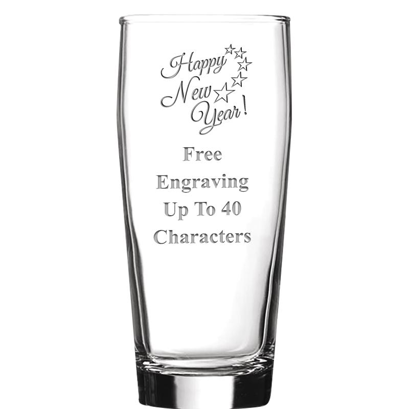 16 OZ NOBLE HOPS BEER GLASS