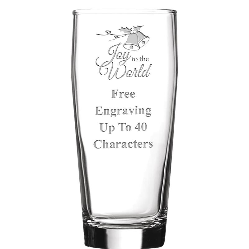 16 OZ NOBLE HOPS BEER GLASS