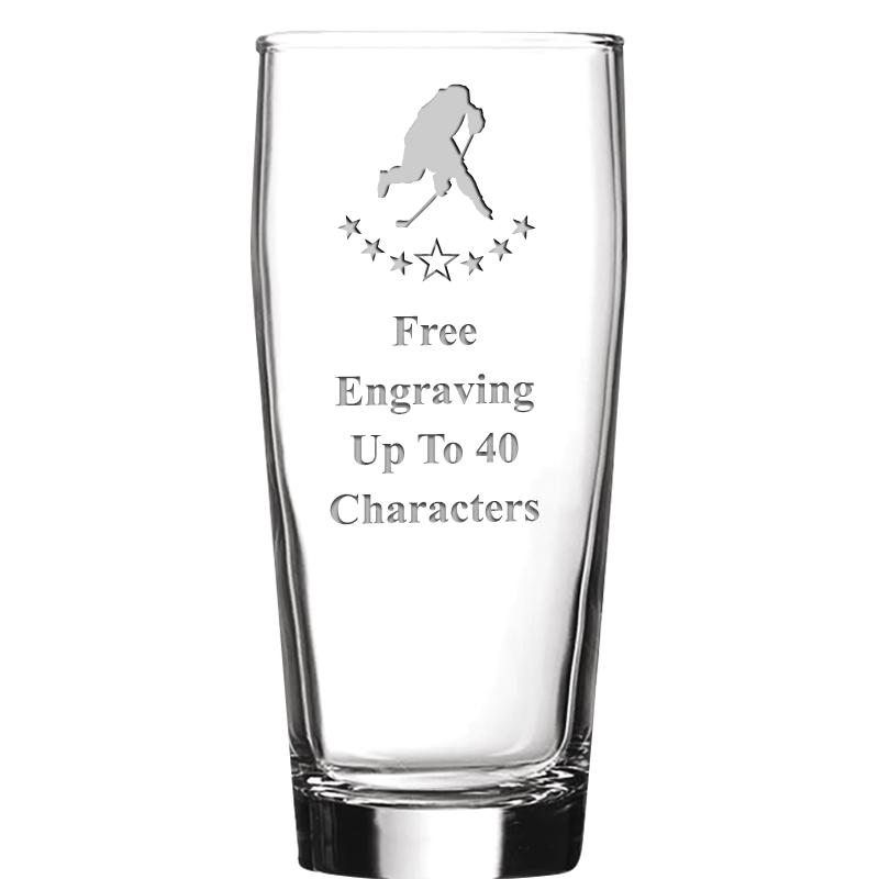 16 OZ NOBLE HOPS BEER GLASS