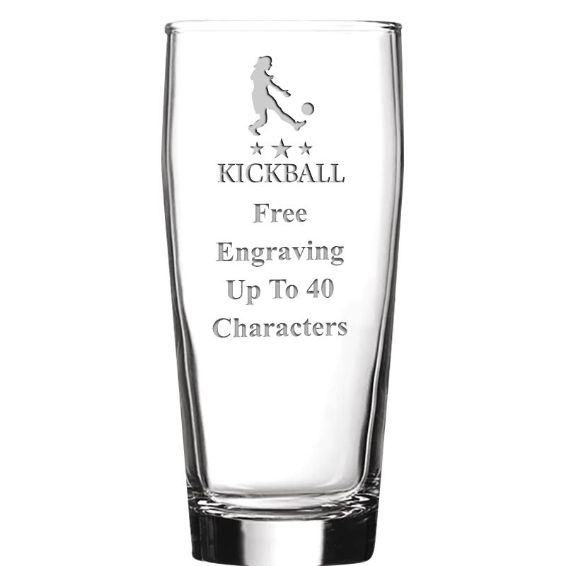 16 OZ NOBLE HOPS BEER GLASS