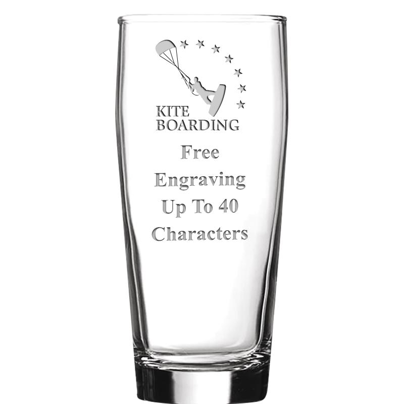 16 OZ NOBLE HOPS BEER GLASS