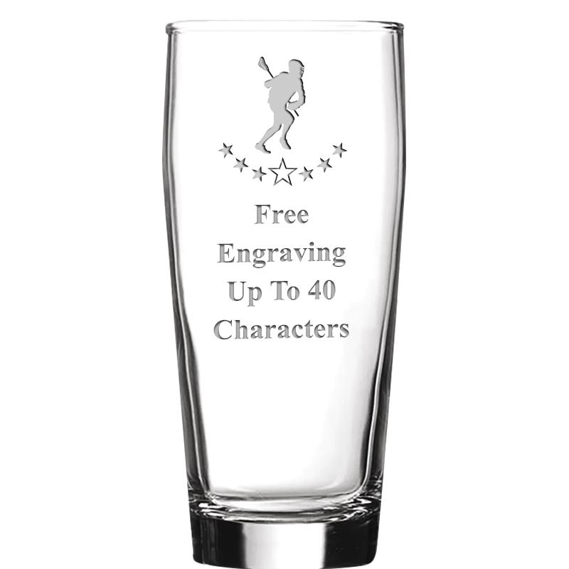 16 OZ NOBLE HOPS BEER GLASS