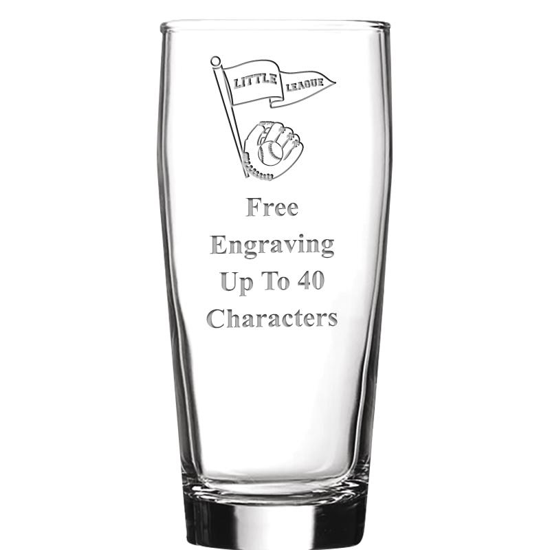 16 OZ NOBLE HOPS BEER GLASS