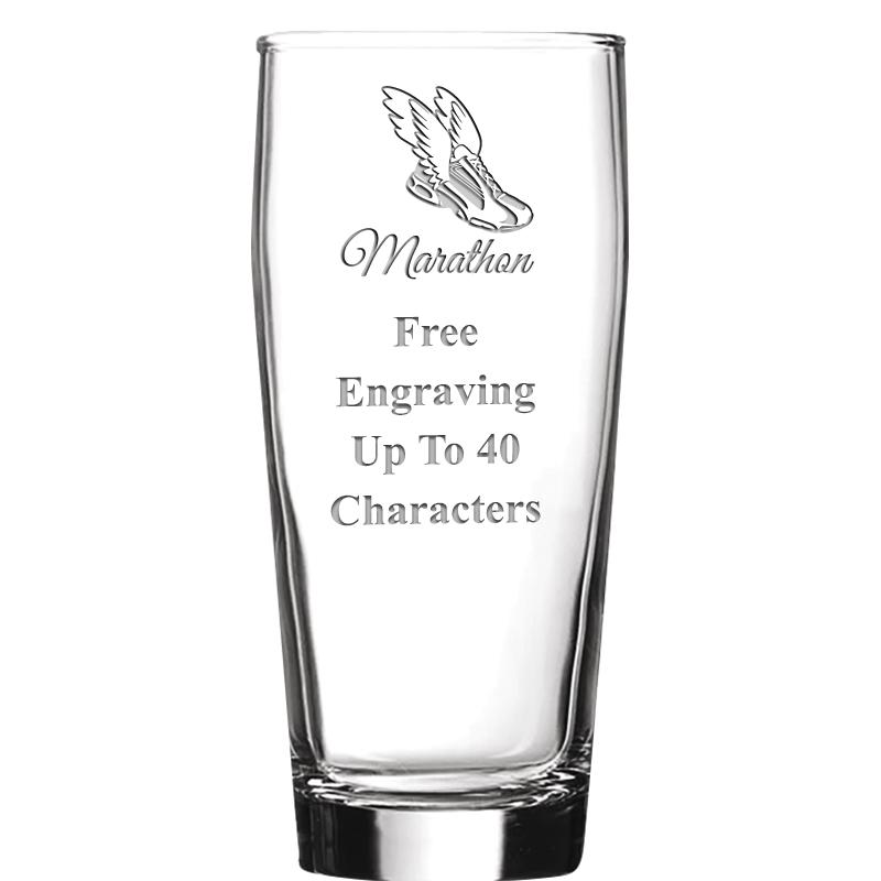 16 OZ NOBLE HOPS BEER GLASS