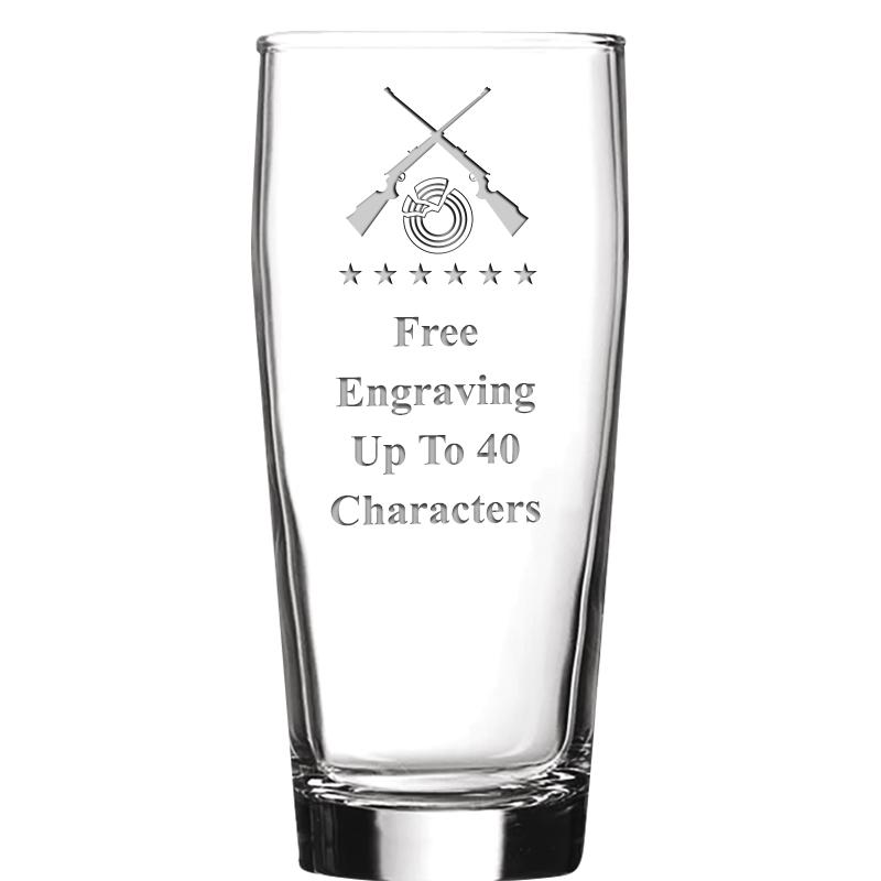 16 OZ NOBLE HOPS BEER GLASS