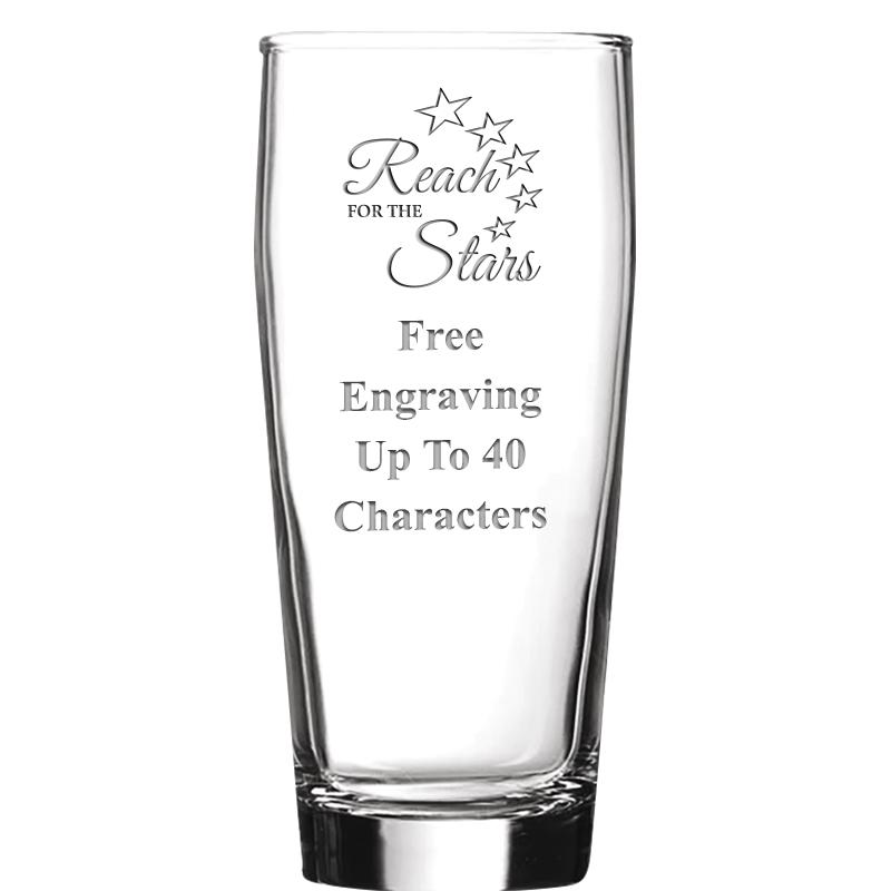 16 OZ NOBLE HOPS BEER GLASS