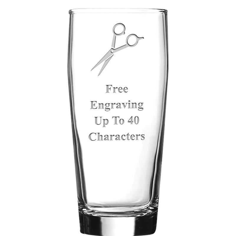 16 OZ NOBLE HOPS BEER GLASS