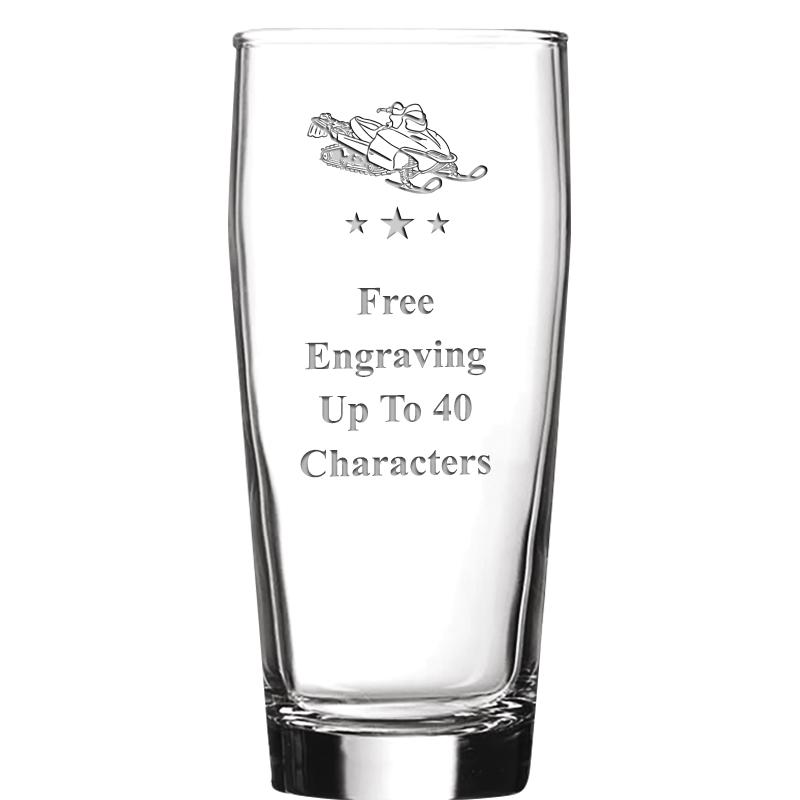 16 OZ NOBLE HOPS BEER GLASS