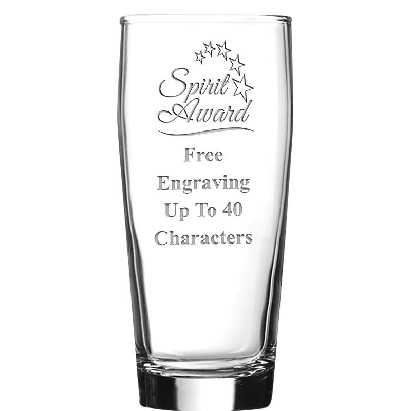 16 OZ NOBLE HOPS BEER GLASS